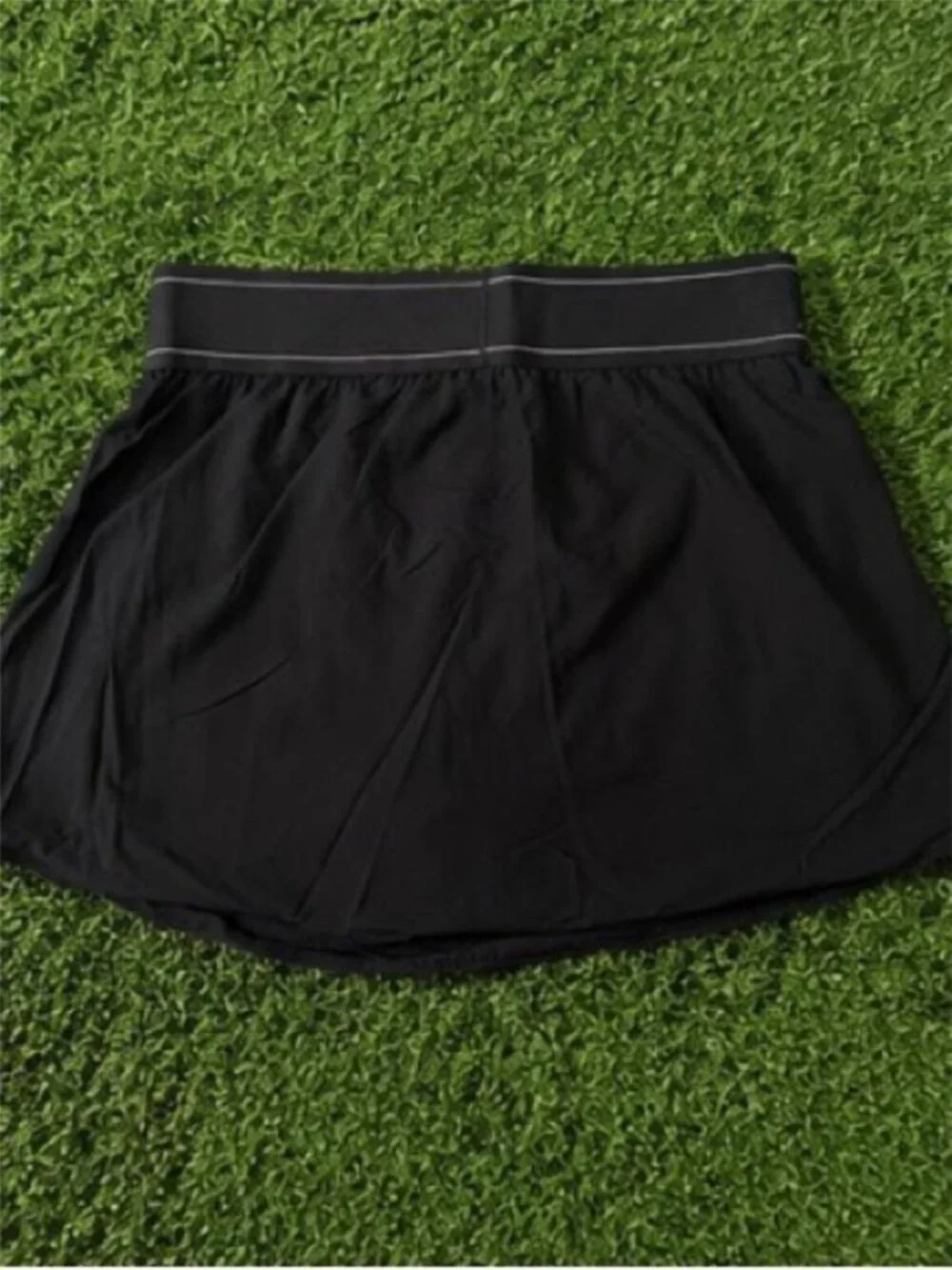 ALO Yoga Black Skirt Waistband Match Point Tennis Skirt NEW Size Small NWT